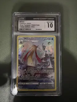 CGC 10 GEM MINT Pokemon Milotic Trainer Gallery Silver Tempest TG02/TG30 - Image 1