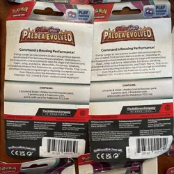 Pokemon Tcg Scarlet & Violet Paldea Evolved Booster Packs 12 Packs - Image 3