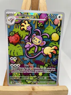 Pokemon TCG Ambipom 107/094 Me02: Phantasmal Flames Illustration Rare - Image 1