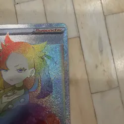 Pokemon TCG Marnie 208/202 Sword & Shield Secret Rare Rainbow Full Art Trainer - Image 3