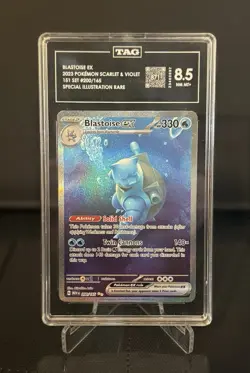 Pokemon Scarlet & Violet 151 TCG Blastoise EX 200/165 Sir Special Illustration - Image 1