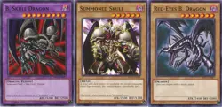 B. Skull Dragon Fusion Set New + Red-Eyes B. Dragon + Summoned Skull Yu-Gi-Oh! - Image 1