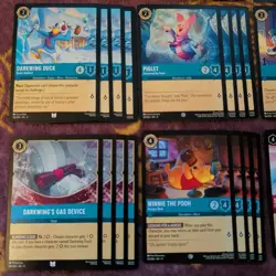 Disney Lorcana TCG Winterspell Darkwing Duck/Whinnie The Pooh Theme 60 Card Deck - Image 3