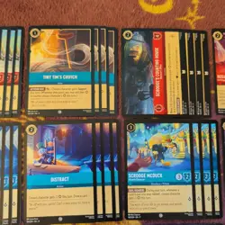 Disney Lorcana TCG Winterspell Darkwing Duck/Whinnie The Pooh Theme 60 Card Deck - Image 4