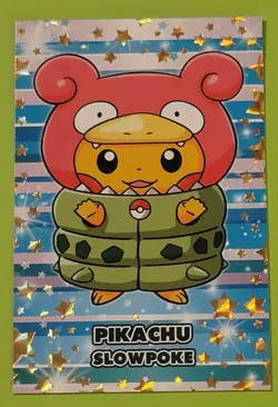 Pokemon 2024 Card Database Christmas Set Poncho Pikachu Slowpoke Hood Peru - Image 1