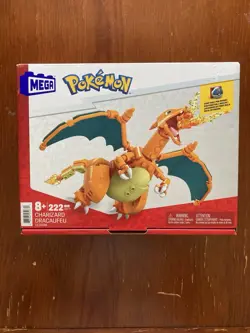 Pokemon Charizard Lot- 3 cards, Charizard Binder, Charizard Mega Construx - Image 5