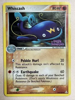Pokemon Card - Whiscash - Reverse Holo - UC (55/110) ex Holon Phantoms *DMG* - Image 1