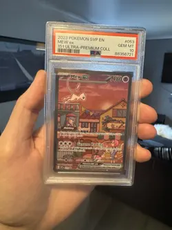 Mew SVP 053 151 Ultra Premium Collection Promo Pokemon Card PSA 10 Gem Mint - Image 1