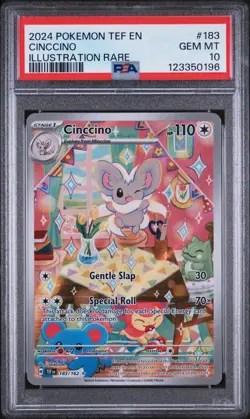 Cinccino 183/162 S&V Temporal Forces Illustration Rare PSA 10 Pokemon Card - Image 1