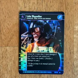 Star Wars TCG Empire Strikes Back Lot of 3 FOIL Cards Darth Vader Luke Skywalker - Image 5