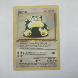 Snorlax 27/64 Jungle Non-Holo Rare Pokemon Card WOTC Vintage - Image 1