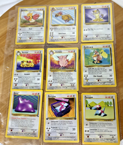 Lot of 9 Vintage Pokeman Cards # 1106 - Image 1