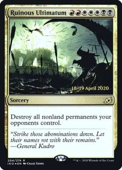 Ruinous Ultimatum -Foil Near Mint MTG Promos: Prerelease Cards - Image 1