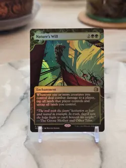 MTG Nature s Will - Wilds of Eldraine: Enchanting Tales (WOT) FOIL NM - Image 1