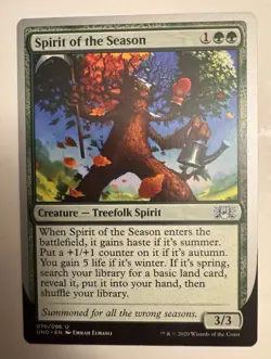 Spirit of the Season Unsanctioned MTG Magic UND - Image 1