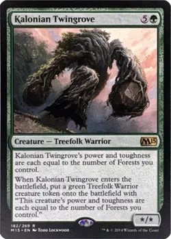 [B4G1] Kalonian Twingrove (#182) - Magic 2015 (M15) - MTG - Image 1