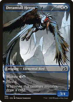 [MTG] Dreamtail Heron (Showcase) (284) (IKO) LP-HP - Image 1