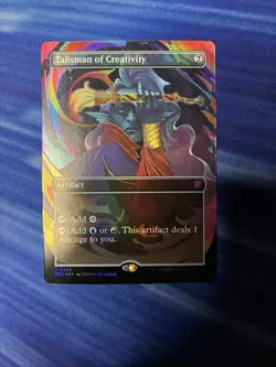 MTG Talisman of Creativity - SOC 0429 Codex Foil - Secrets Of Strixhaven - Image 1