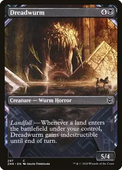 [MTG] Dreadwurm (Showcase) (297) (ZNR) LP-HP - Image 1