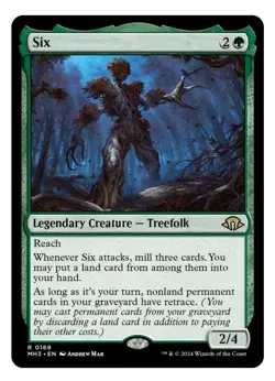 1x MTG Six - Modern Horizons 3 MH3 Rare! NM Mint! - Image 1