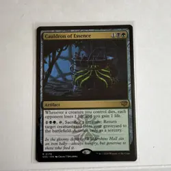 Wizards of the Coast Cauldron of Essence Artifact Rare SOS 0179 Black Green - Image 1