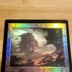 Arid Mesa, Retro Frame Foil Magic MTG LP Misprint Miscut Off Center - Image 2