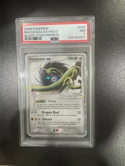 Pokemon TCG 2006 Rayquaza Ex-holo Black Star Promo PSA 7 - Image 4
