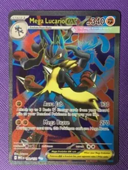 Mega Lucario ex 160/132 Ultra Rare Pokemon Mega Evolution NM - Image 1
