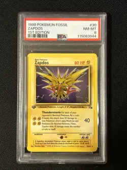 Pokemon Zapdos, Porygon Both PSA 8 And Other 4 Pictured Cards - Image 2