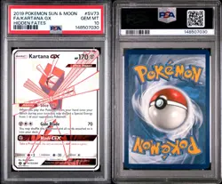 Kartana GX Shiny Full Art SV73/SV94 PSA 10 Gem Mint 2019 Pokemon Hidden Fates - Image 1