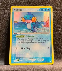 Mudkip 57/100 Reverse Holo Stamped ex Crystal Guardians Pokemon Card NM/LP - Image 2