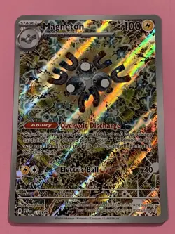 Pokemon Magneton SVP 159 Black Star Promo Surging Sparks Full Art Rare - Image 1