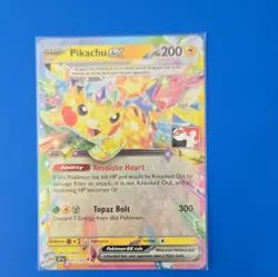 Pokemon Pikachu ex Full Art Double Rare Holo Sv08 Surging Sparks 057/191 English - Image 1