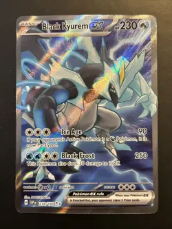 Black Kyurem ex 218/191 Sv08: Surging Sparks Holo Pokemon TCG NM - Image 1