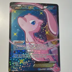 Pokemon Mew EX Ultra Rare Full Art Holo RC24/RC25 Legendary Treasures 120 HP - Image 1