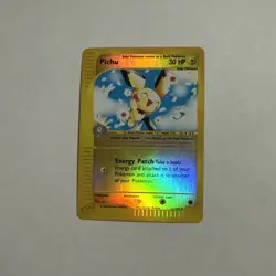 Pokemon Pichu 022/165 Expedition Base Set Reverse Holo - Image 1