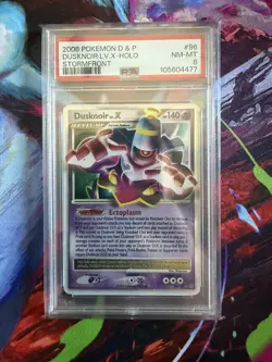 2008 POKEMON DIAMOND & PEARL STORMFRONT #96 DUSKNOIR LV.X-HOLO PSA 8 - Image 1