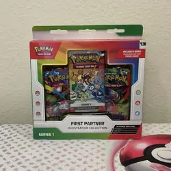 Pokemon TCG First Partner Illustration Collection Series 1 Factory Sealed - Image 1