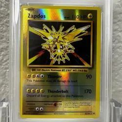 2016 Pokemon XY: Evolutions - Zapdos Reverse Holo Foil - PSA 9 MINT - Image 3