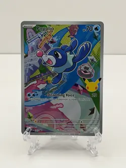 🔥Pokemon TCG-Popplio-045-Me: Mega Evolution-Black Star Promo-Holo-M/NM!🔥 - Image 1