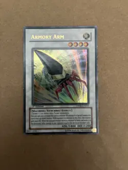 Yugioh Armory Arm DP08-EN016 Ultra Rare 1st Edition - Image 1