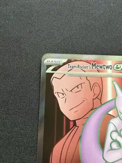 Pokemon TCG Team Rockets Mewtwo EX 213/182 Full Art Destined Rivals English - Image 2