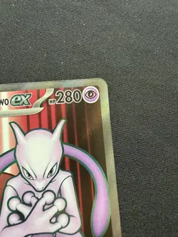 Pokemon TCG Team Rockets Mewtwo EX 213/182 Full Art Destined Rivals English - Image 3