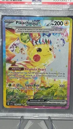 Pokemon Pikachu ex 238/191 Surging Sparks PSA 10 Gem Mint - Image 2