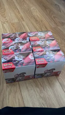Pokemon Destined Rivals Sealed Booster Box - 6x Booster Boxes!!! Mint Sealed - Image 1