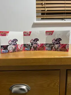 Pokemon Destined Rivals Sealed Booster Box - 3x Booster Boxes!!! Mint Sealed!! - Image 1
