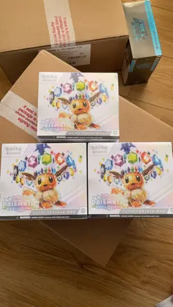 Pokemon Prismatic Evolutions Elite Trainer Box ETB - New & Sealed X 3 - Image 1