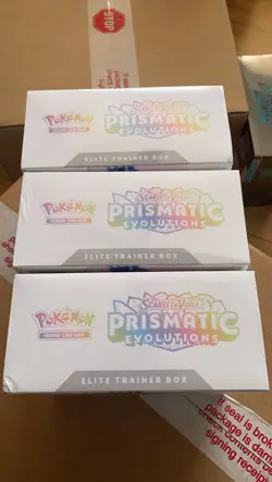 Pokemon Prismatic Evolutions Elite Trainer Box ETB - New & Sealed X 3 - Image 2