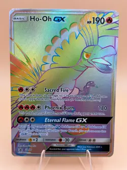 Ho-Oh GX - SM80 Holo Promo Sun & Moon Promo Pokemon Near Mint - Image 1