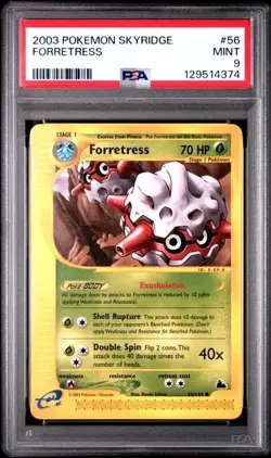 PSA 9 FORRETRESS 56/144 SKYRIDGE POKEMON MINT - Image 1